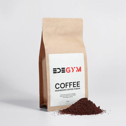 Fusión de café con champiñones - Melena de león y Chaga 4oz