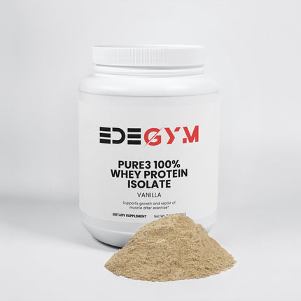 Pure3 100% Whey Protein Isolate (Vanilla)