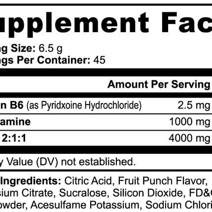 BCAA Shock Powder (Ponche de frutas)